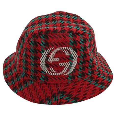 denim bucket hat gucci|gucci bucket hat houndstooth.